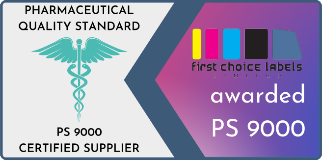First Choice Labels Awarded PS9000 transparent | First Choice Labels